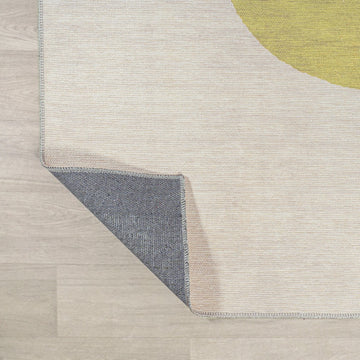 Luola Minimalist Geometric Machine-washable Area Rug